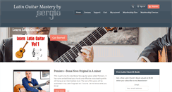 Desktop Screenshot of latinguitarmastery.com